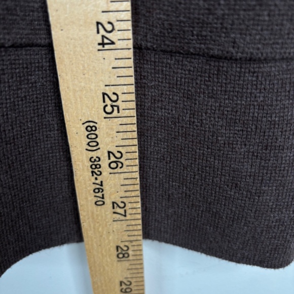 QUINCE 100% Organic Cotton Knit Blazer M Taupe Brown Pockets Classic Minimalist - Picture 8 of 11